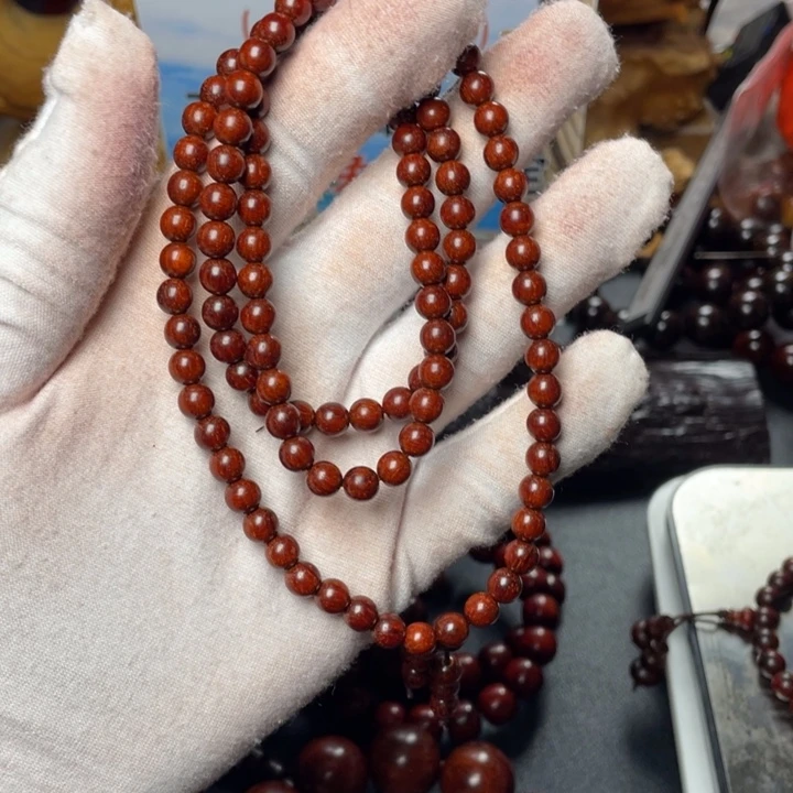 r***l手串/手链檀香紫檀（小叶紫檀）印度小叶紫檀0.6/108龙鳞