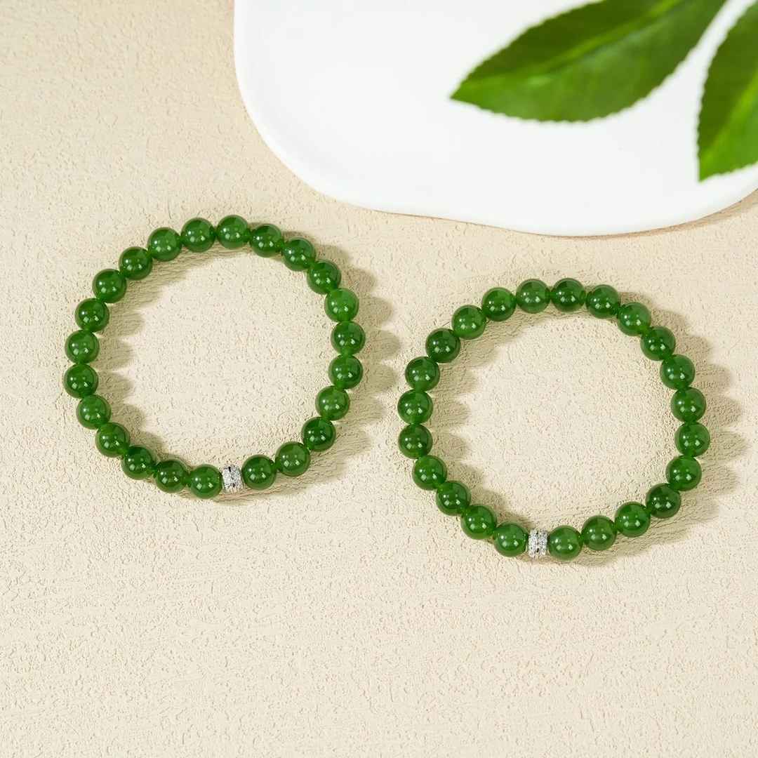 和田玉单圈手串-多样性发其一-7.5mm+-V66369-K（商城）