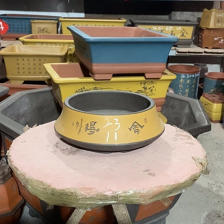 宜兴紫砂花盆包邮