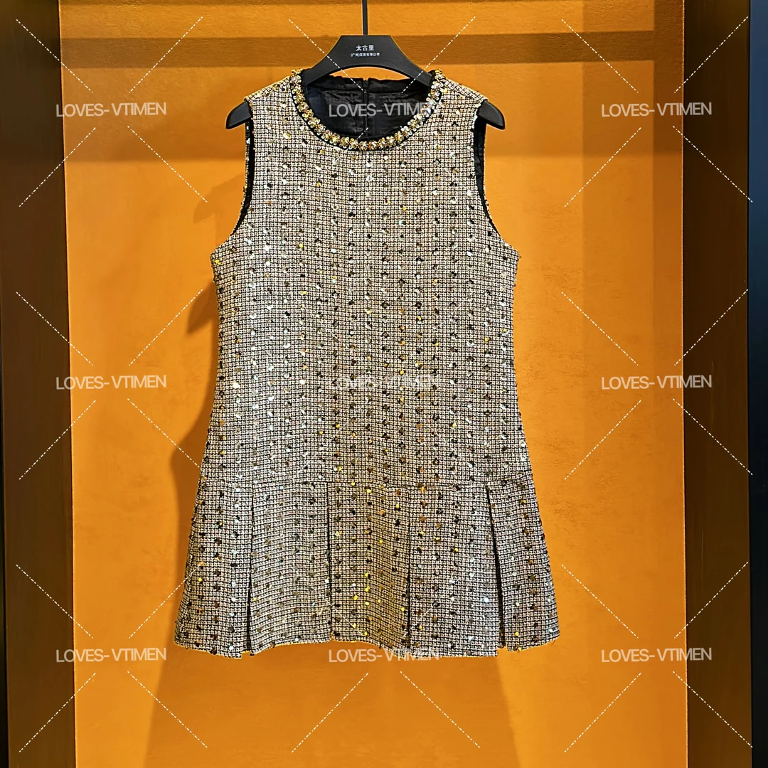 【薇薇专属】赫本风短袖显瘦气质法式时尚长款连衣裙L-A1604