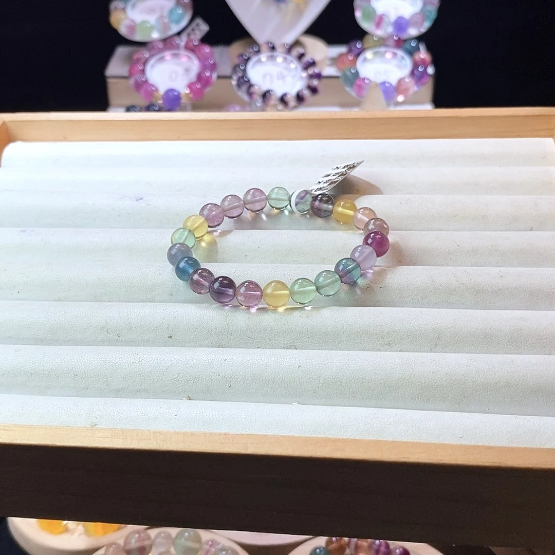 手链未镶嵌萤石彩虹8.2彩虹