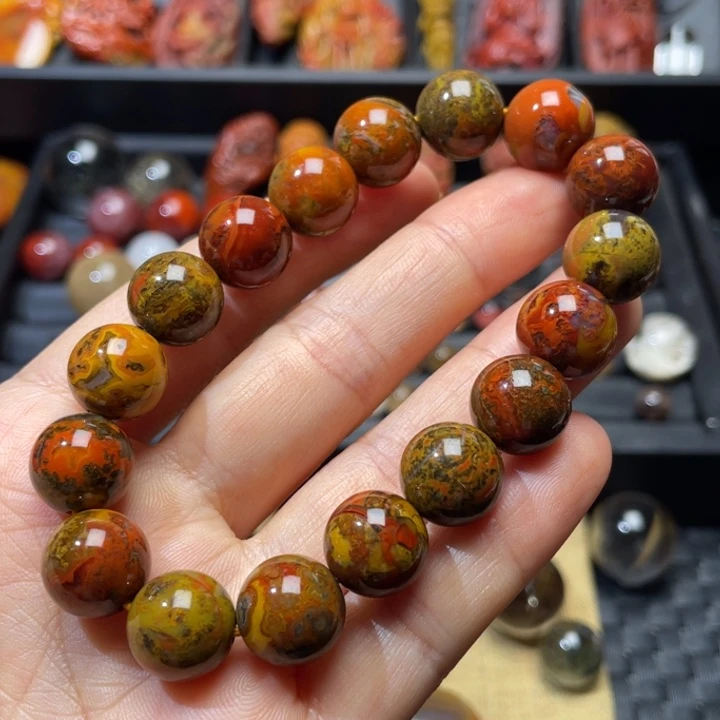 玛瑙/玉髓战国红手链未镶嵌