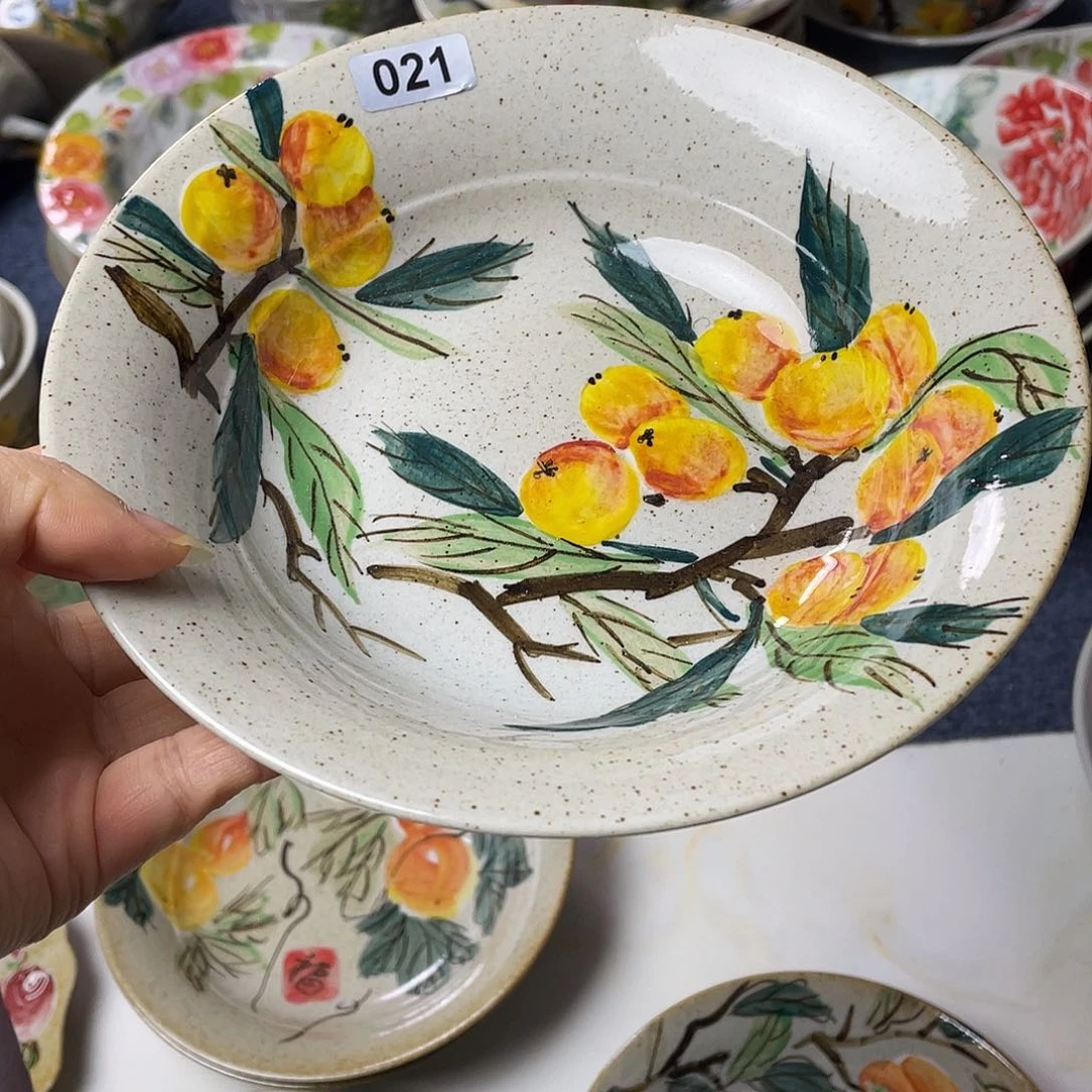 盘落*景德镇高温陶瓷88888