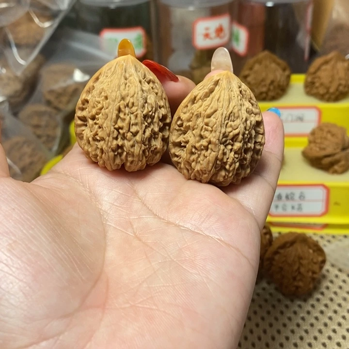 核桃手串/手链塔尖32有修