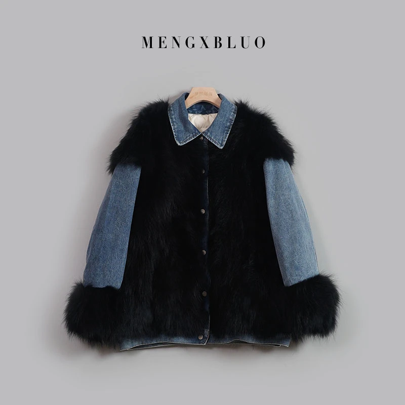 【肖肖】梦熙部落貉子毛皮草反季清仓