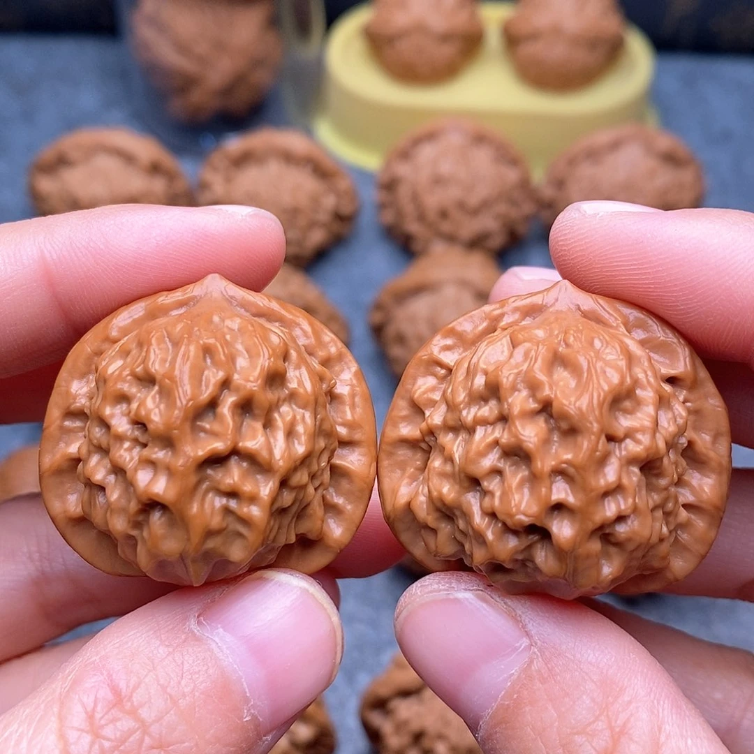 文玩核桃把件瓷娃娃35全品