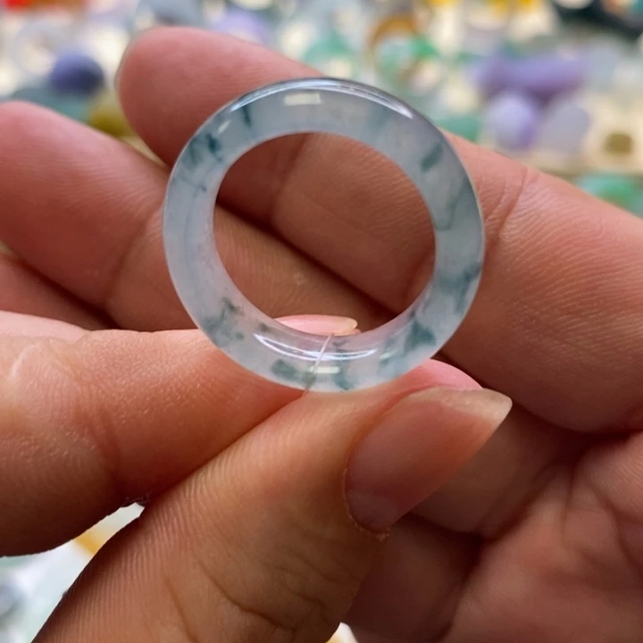 翡翠未镶嵌戒指翡翠戒指14