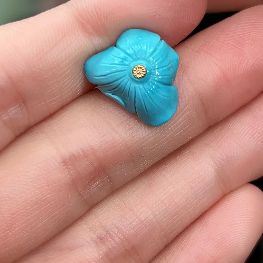 绿松石珠宝奇石未镶嵌