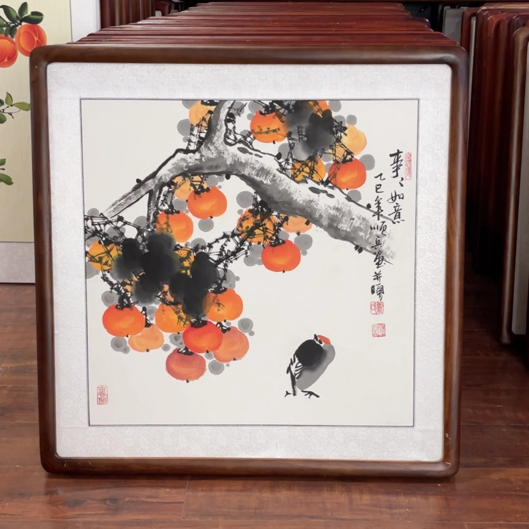 国画带框尺寸63*63厘米