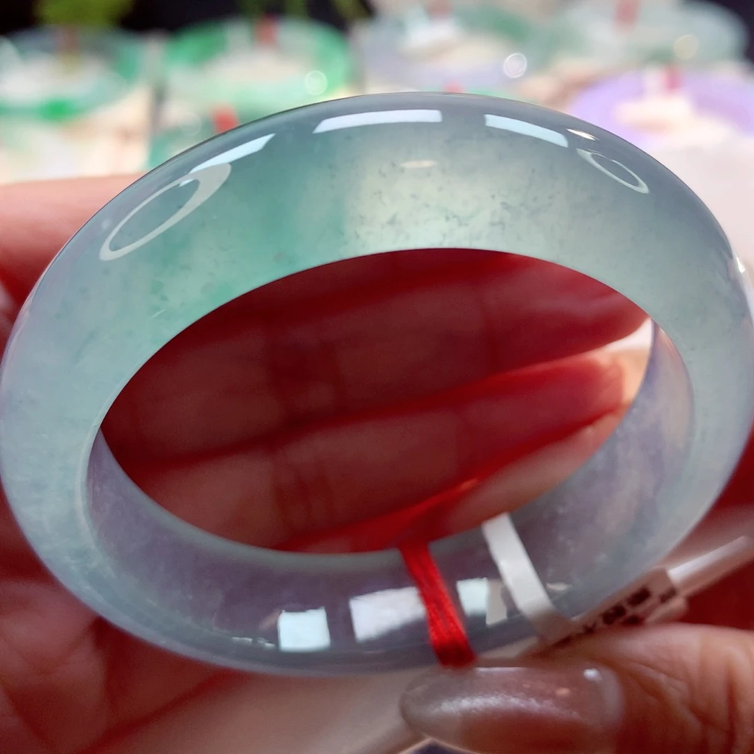 未镶嵌手镯翡翠高冰52圈（65号）