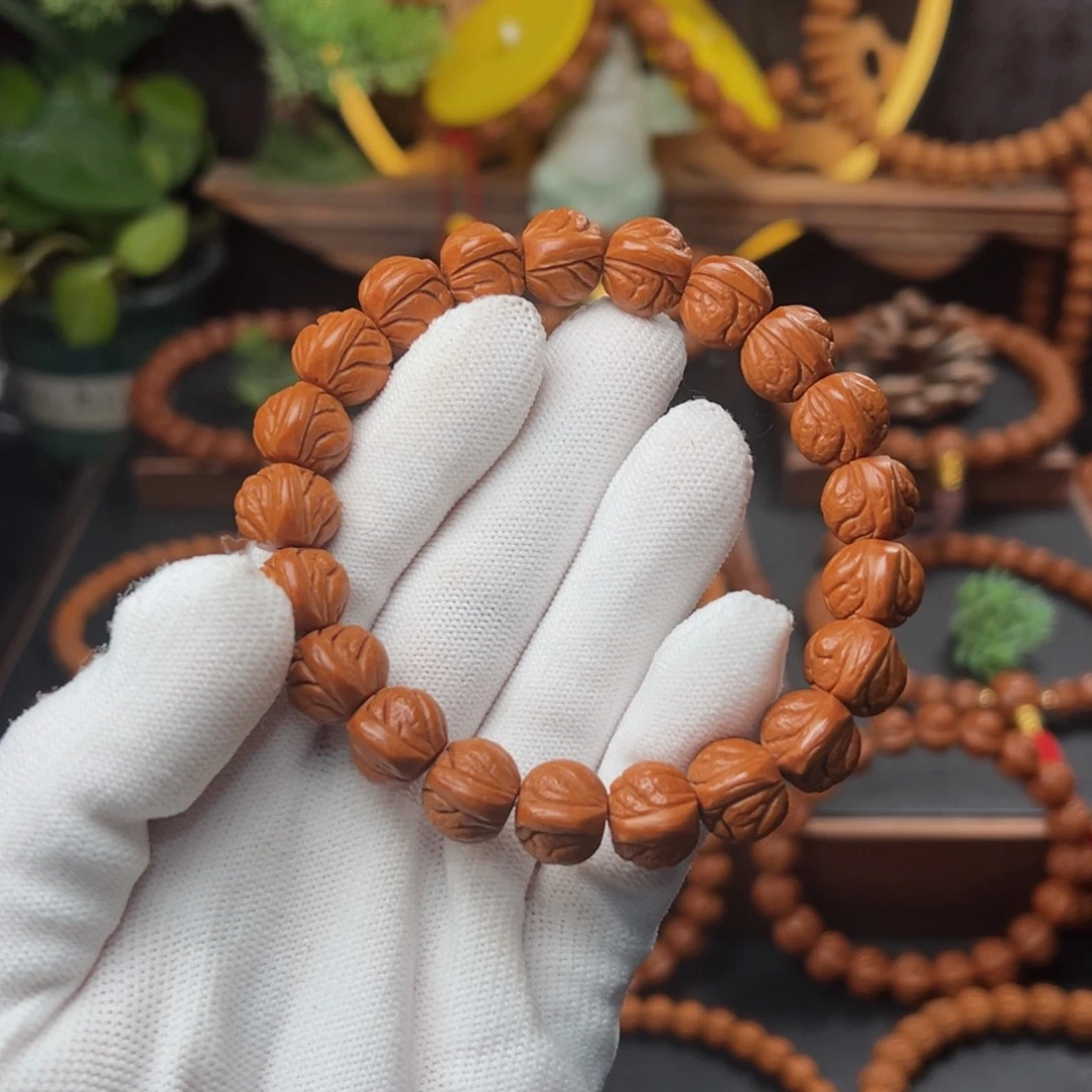 吊坠桃核1.2玉龙手串