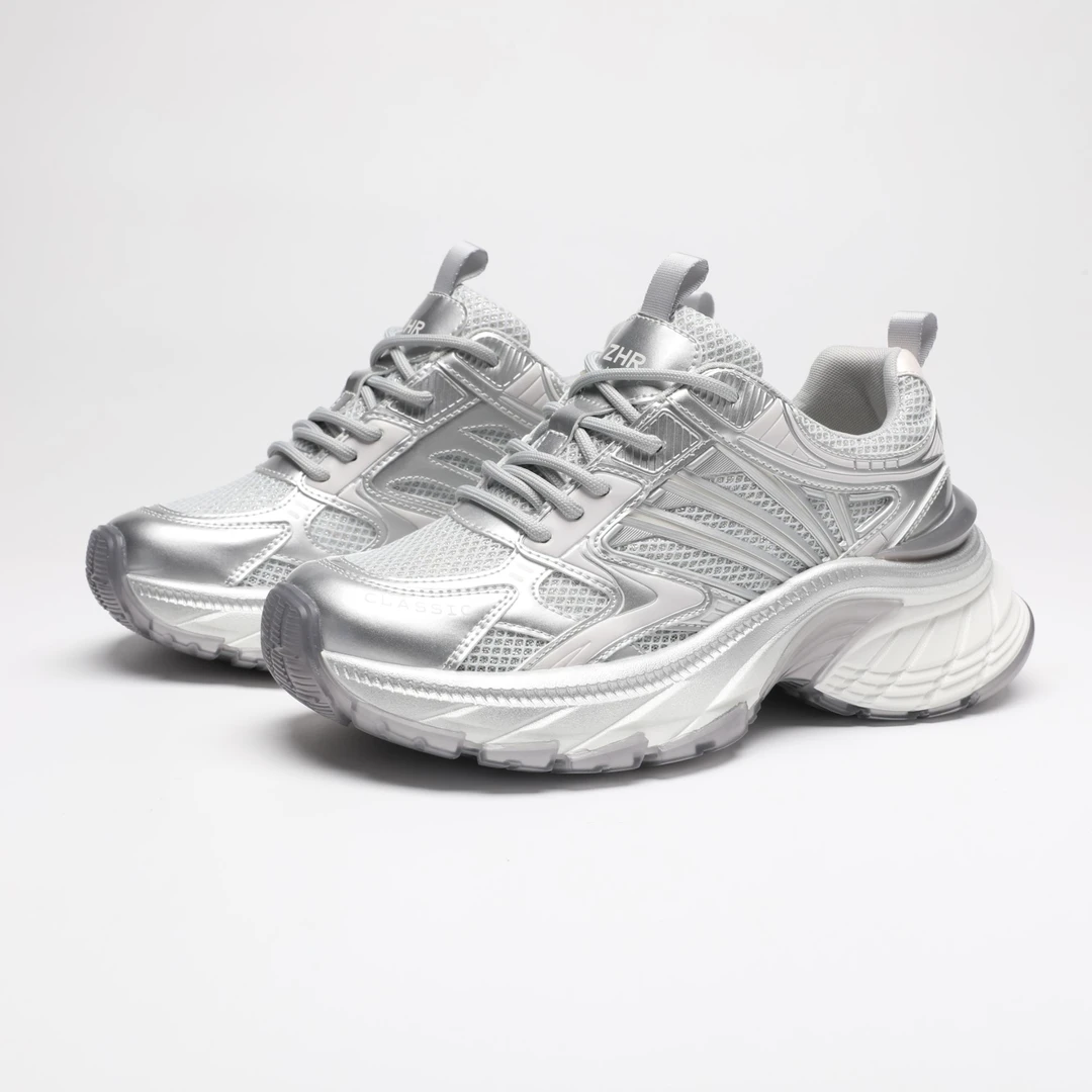 ZHR户外休闲老爹鞋女夏季爆款青春系带百搭复古时尚运动鞋CX106E