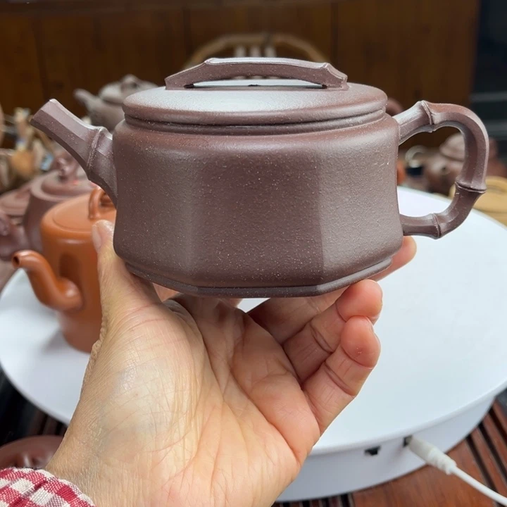 茶壶紫砂紫砂花茶