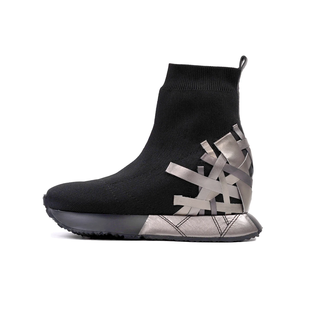 KING PING原创设计师品牌休闲运动女鞋四季鞋百搭飞织面 Q317TL01