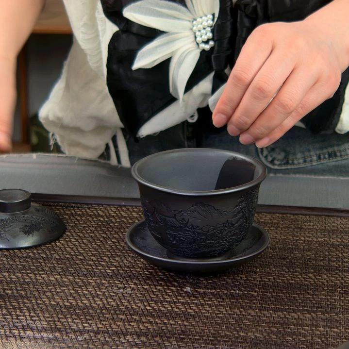 茶杯紫砂高货放漏