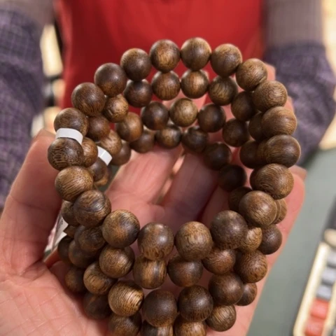 沉香手串红土乌身7克卡1.0多样性发1串