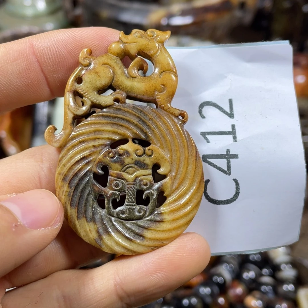 和田玉吊坠(不含链)未镶嵌