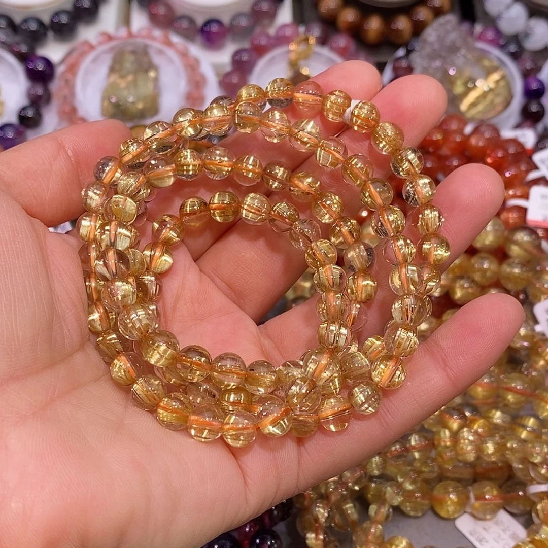 未镶嵌手链水晶金钛晶7