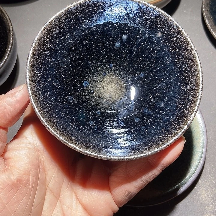 夢***囍茶盏36 建窑建盏微瑕