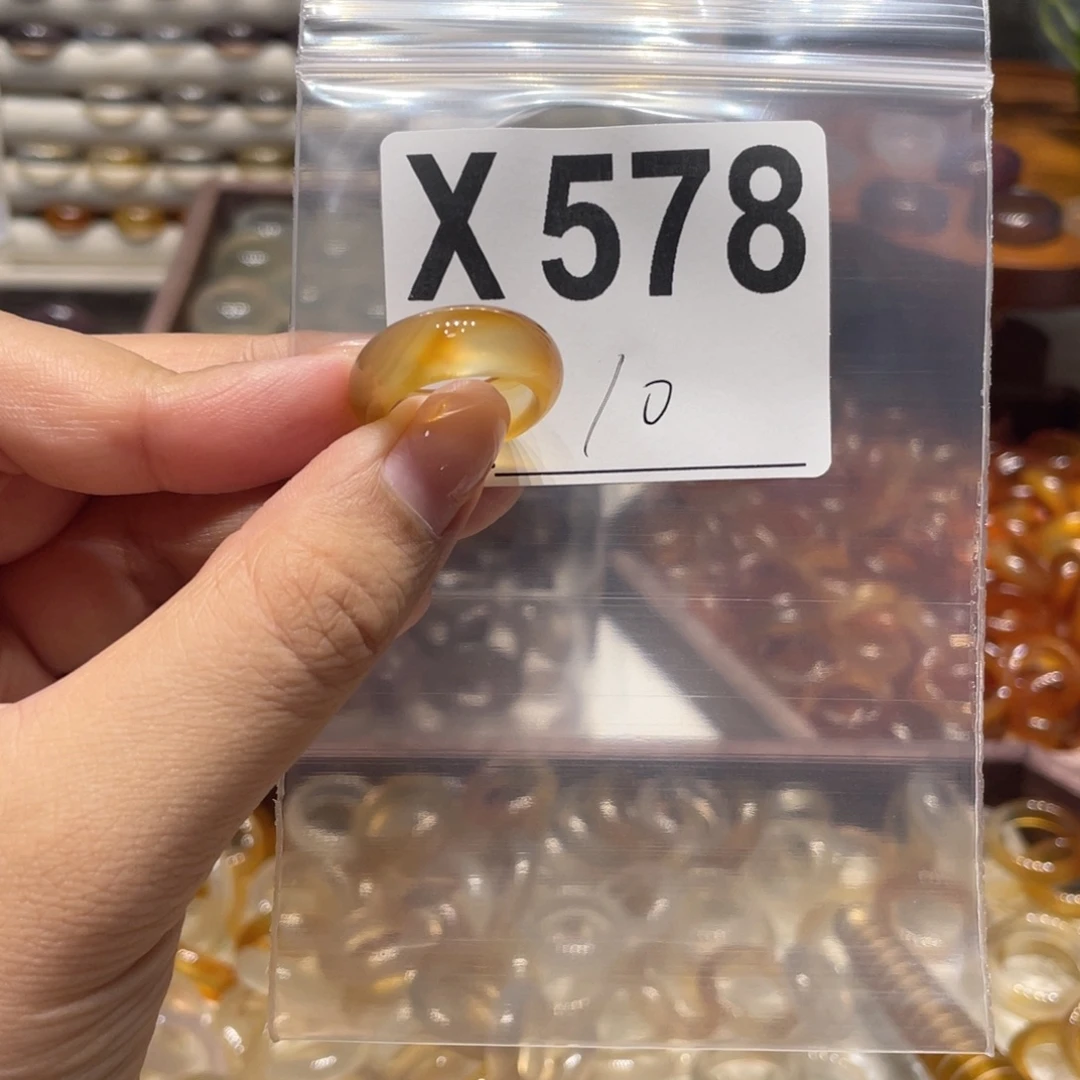 玛瑙/玉髓未镶嵌戒指578