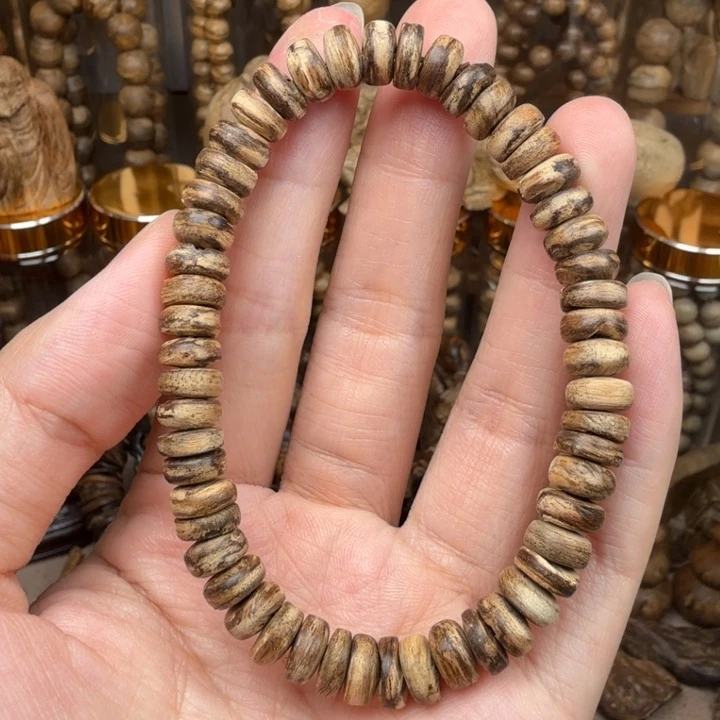 沉香沉香碎屑达拉干虎斑算盘珠5.4克