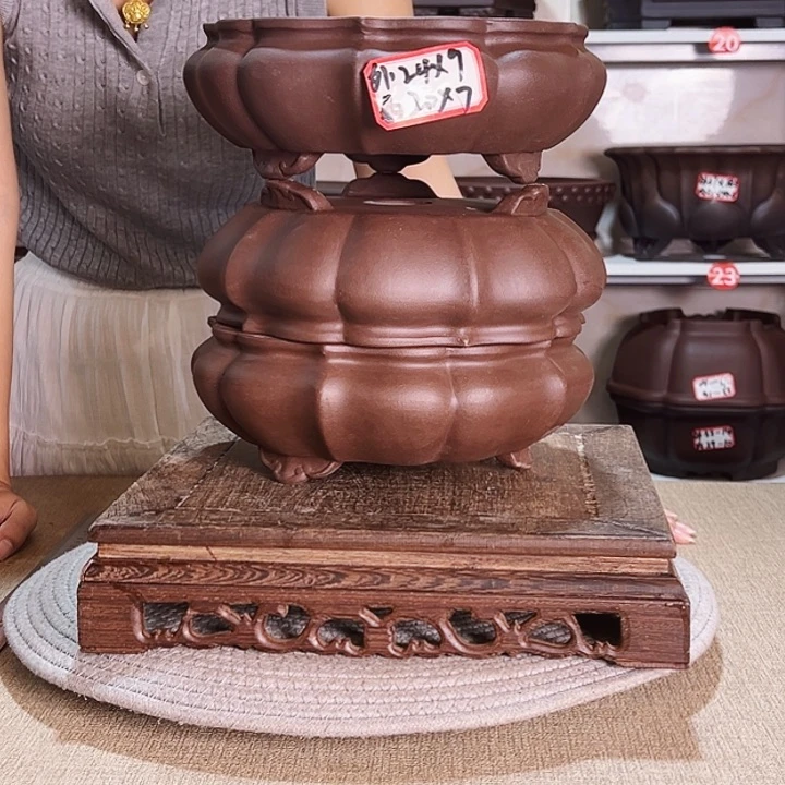 紫砂花盆紫砂花盆