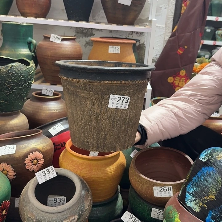 瑕疵土黄直筒273高度19口径24