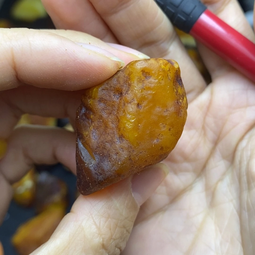 定制琥珀未镶嵌贪*壶胖