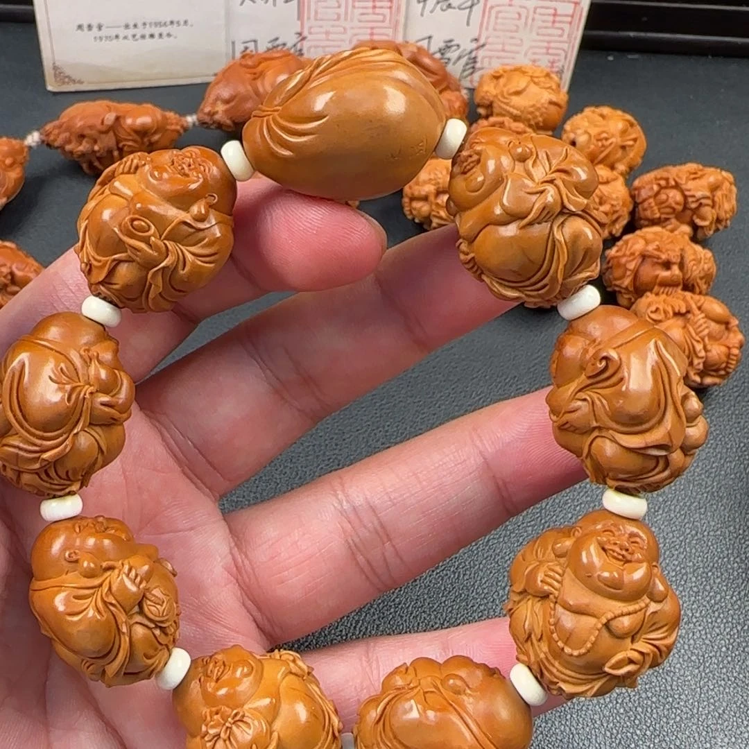 橄榄核手串/手链2.3+八宝弥勒手串