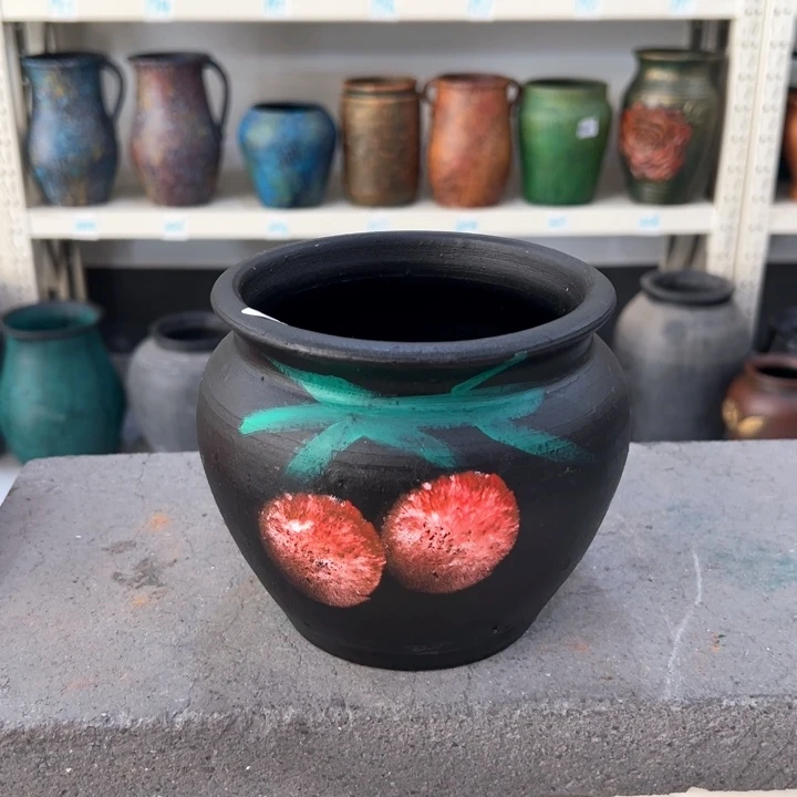 6.18-1微瑕红果土陶