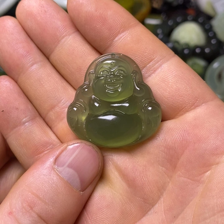 岫玉未镶嵌岫玉颈饰