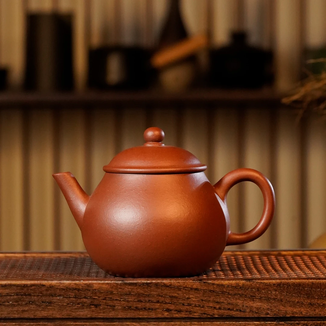 GS13-013  宜兴手工紫砂   梨型