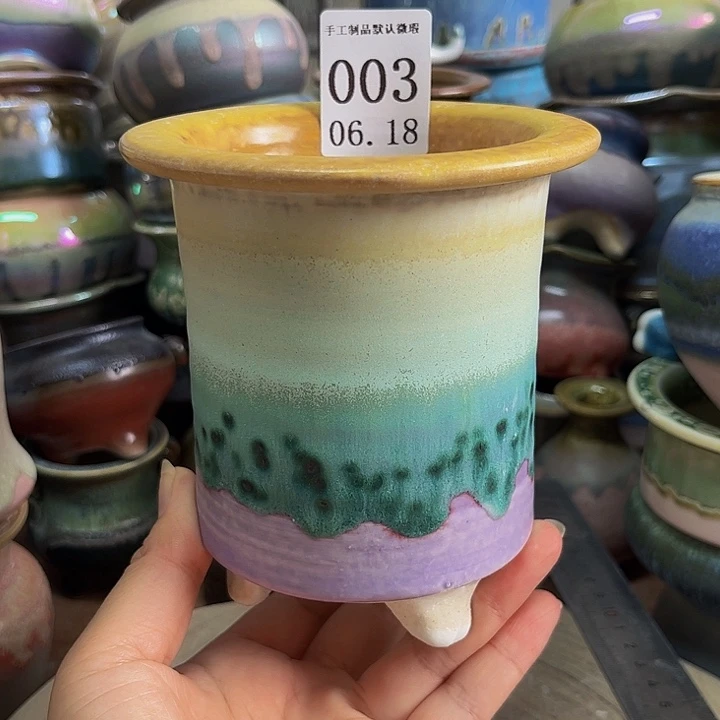 瓷片景德镇陶瓷手工制作口8高12.5左右