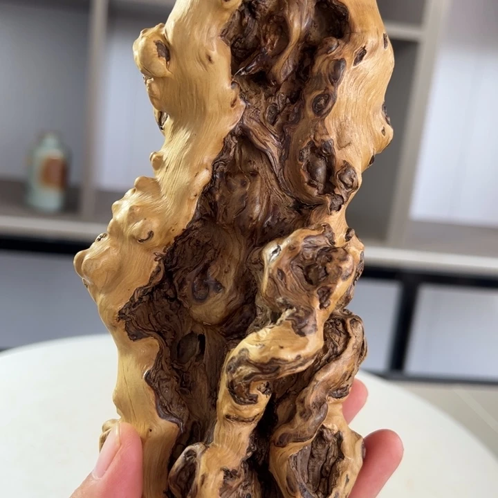 木石榴木榴疤手把件