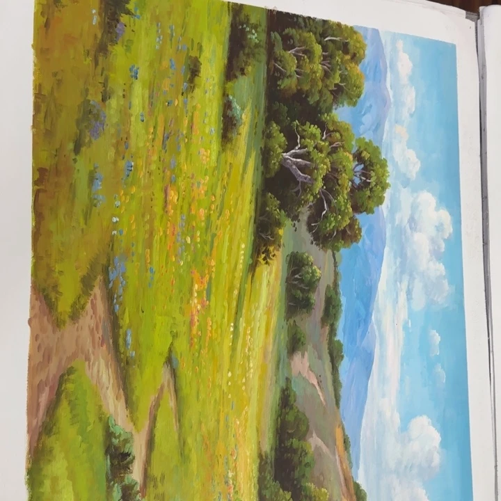 油画花花我还没有回来我