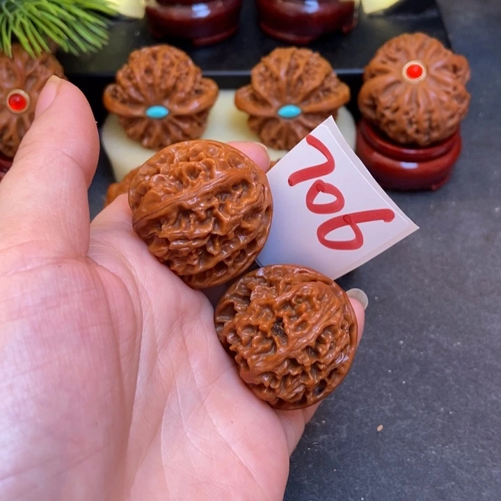 文玩核桃把件34苹果706