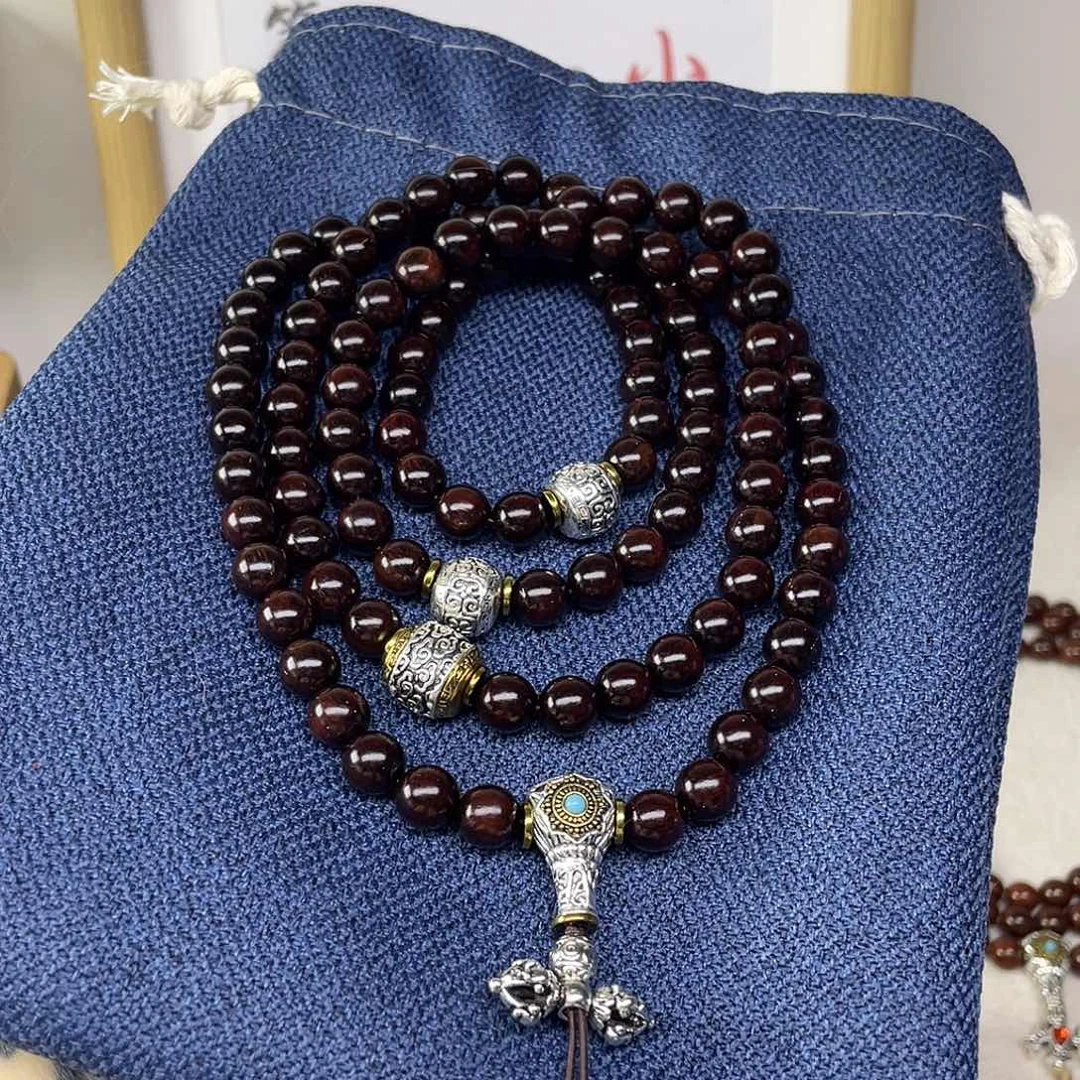 檀香紫檀（小叶紫檀）108颗金星