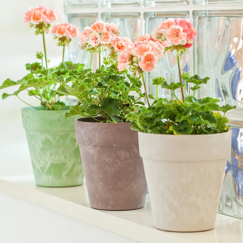 嘉伯瑞新亚伊陶瓷仿石好看透气养花专用蝴蝶兰多肉花盆石头花盆