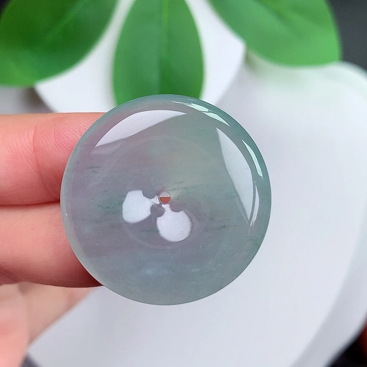 颈饰未镶嵌翡翠平安扣 29.2x5.0mm