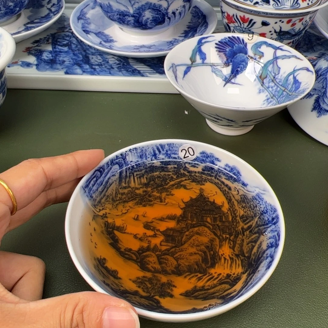 木木景德镇纯手工纯手绘茶具20