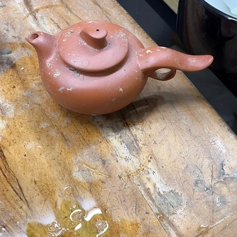 微瑕，不能明火，泡茶壶120毫升