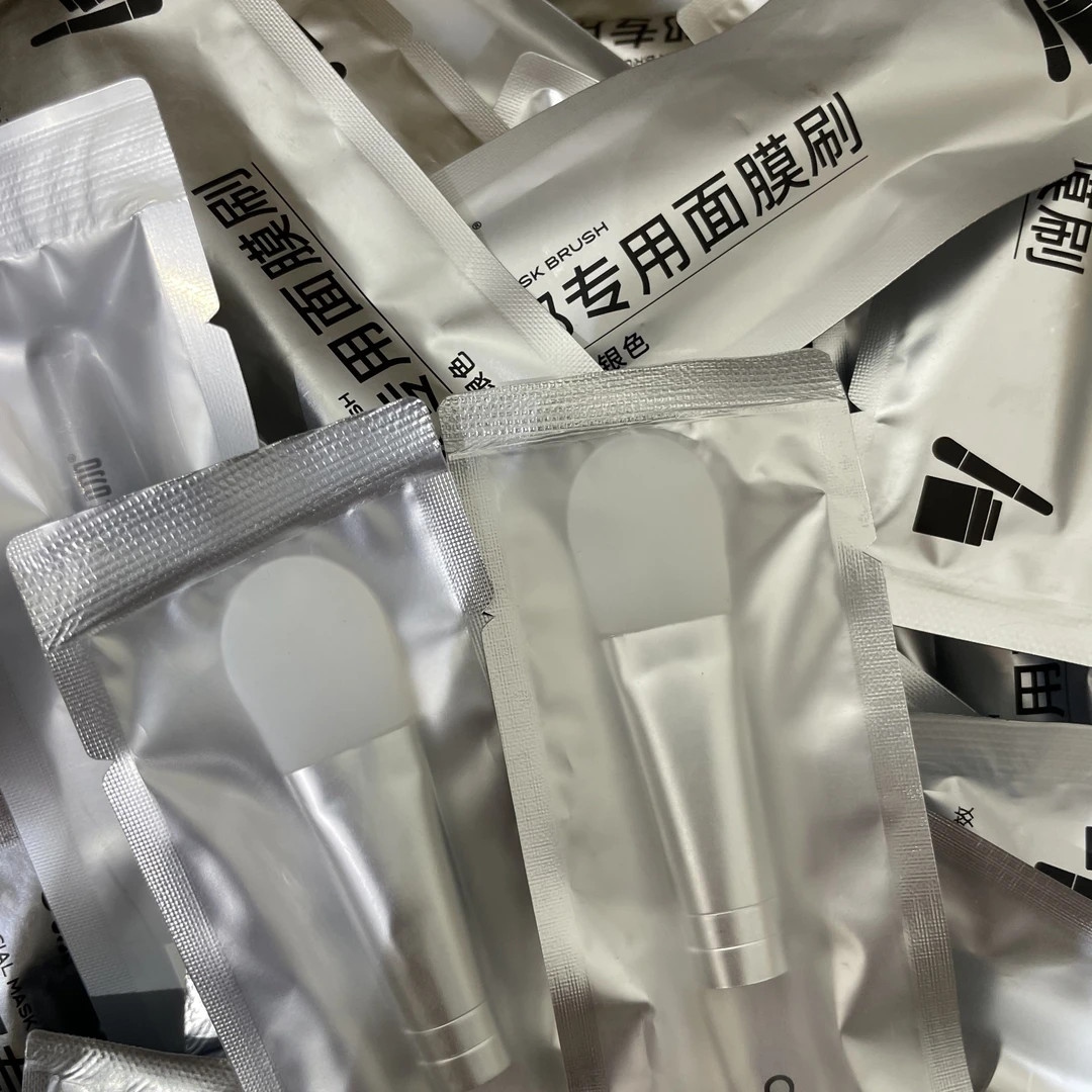 涂抹式泥膜专用硅胶软毛面膜刷(2个)