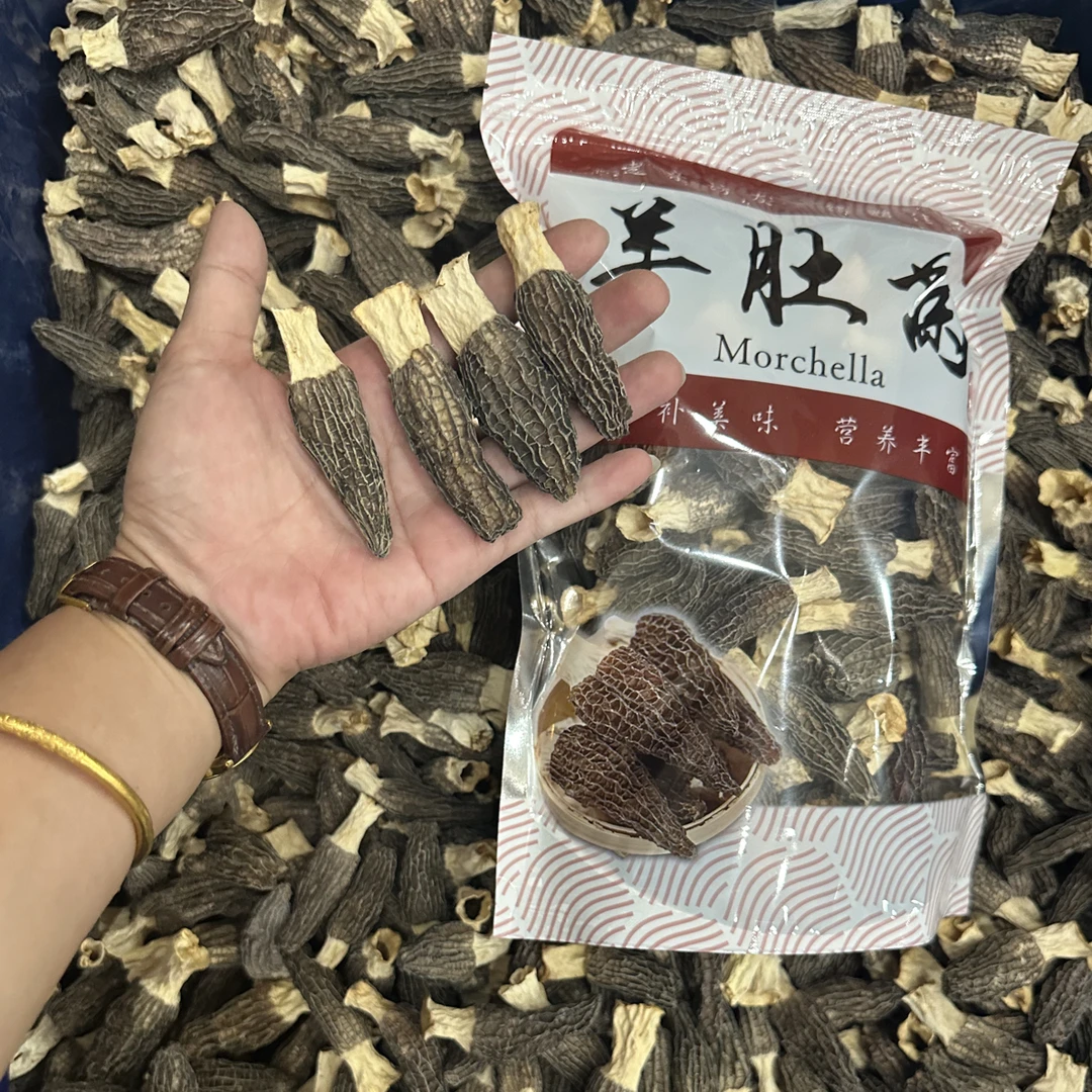 羊肚菌干货营养滋补煲汤炒菜食用佳品