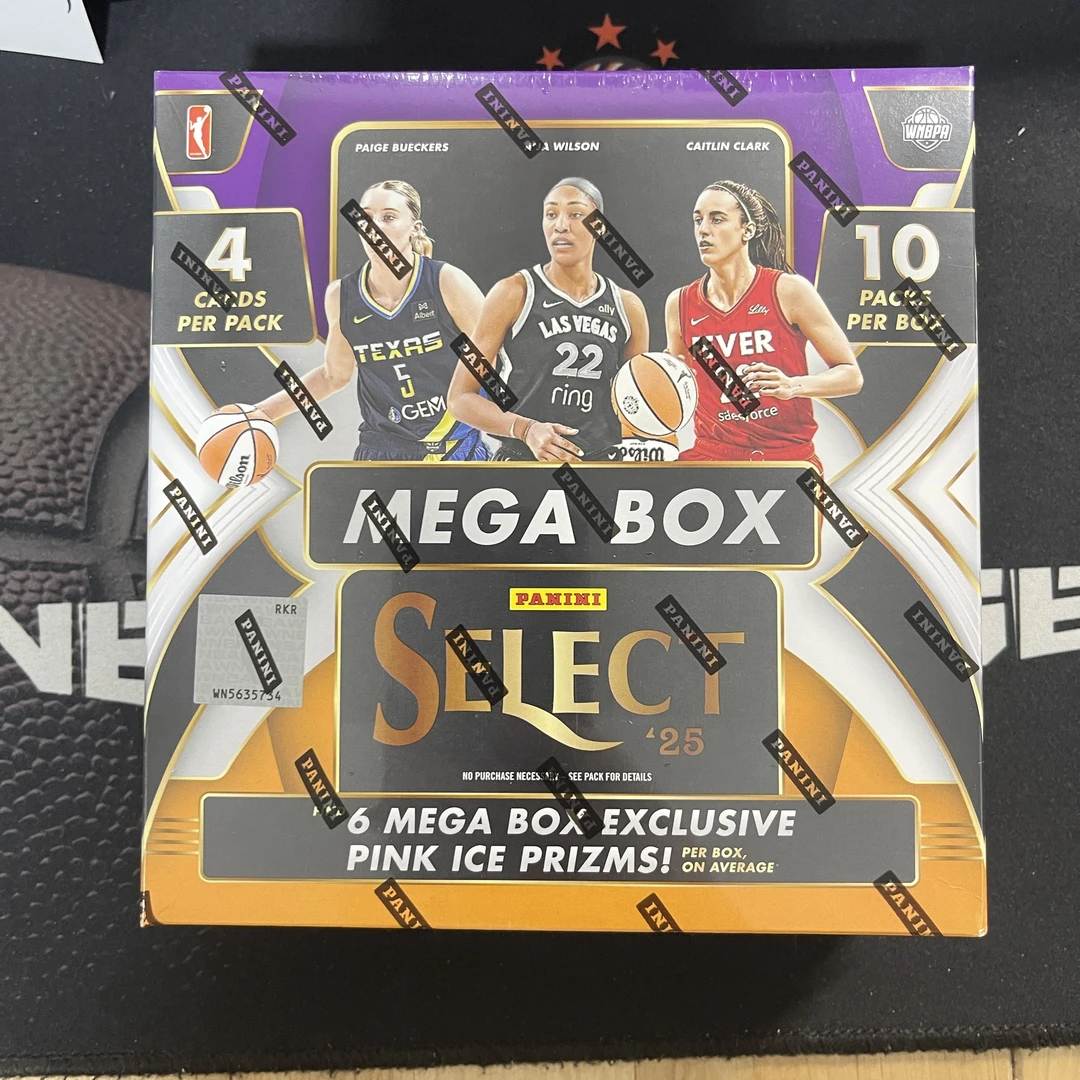 【拆盒】25-26 Panini Select WNBA Mega 球星卡盲盒