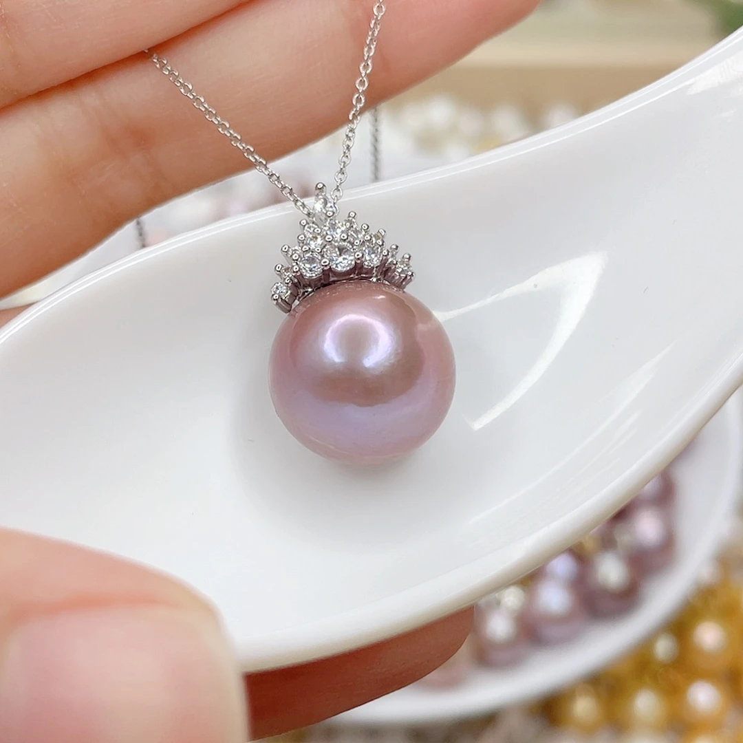 淡水珍珠未镶嵌吊坠(赠链)