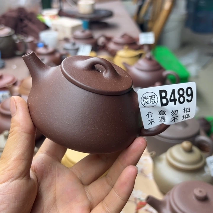 紫砂茶壶底槽清瑕疵125