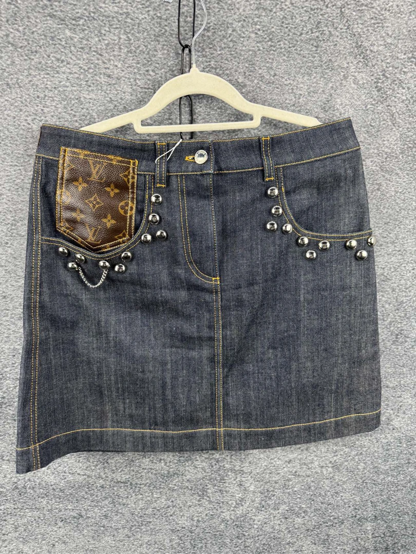 99新 LouisVuitton/路易威登 Tsan0586/经典老花Logo半裙/尺码38