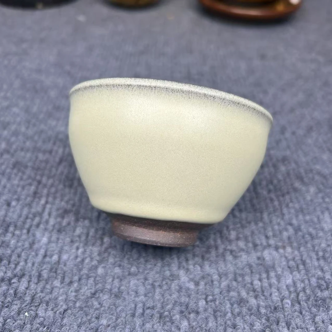 铁胎白贝束口高端主人杯