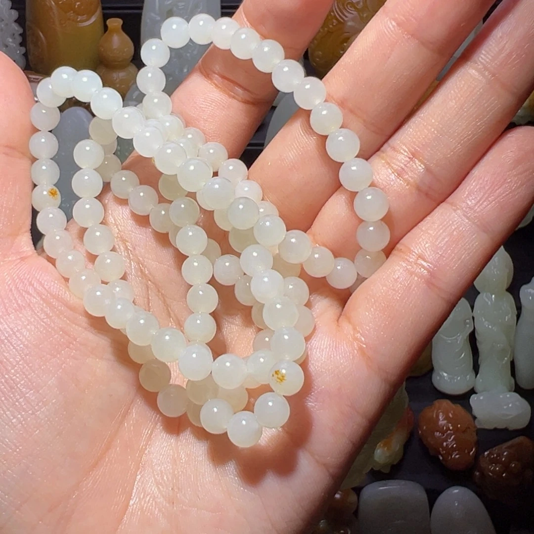 @***@和田玉未镶嵌颈饰