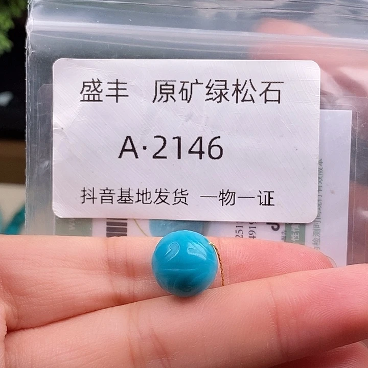 绿松石未镶嵌珠宝奇石11.3